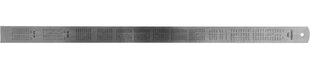 Nerūsējošā tērauda lineāls 500mm, II klase CE, Yato (YT-70722) cena un informācija | Rokas instrumenti | 220.lv