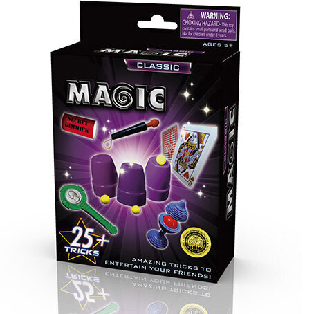 Komplekts burvjiem, 25 burvju triki komplektā, nr. 2508 cena un informācija | Attīstošās rotaļlietas | 220.lv