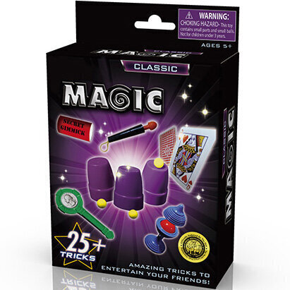 Komplekts burvjiem, 25 burvju triki komplektā, nr. 2508 цена и информация | Attīstošās rotaļlietas | 220.lv