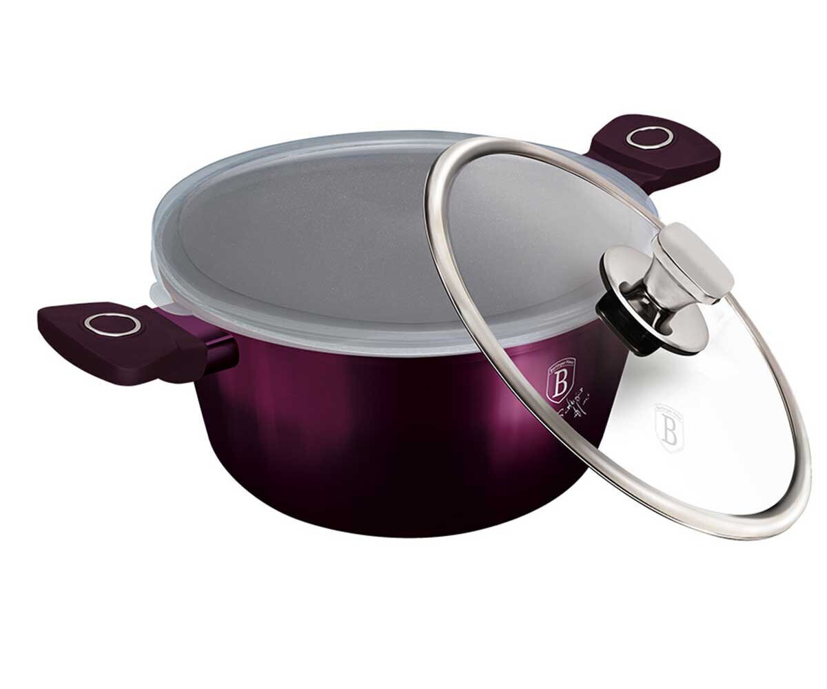 Berlinger Haus titāna katls, 24cm, BH-6629 purple cena un informācija | Katli, tvaika katli | 220.lv