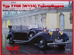 Сборная модель ICM 35533 Mercedes-Benz Typ 770K (W150) Tourenwagen, 1/35 цена и информация | Kонструкторы | 220.lv