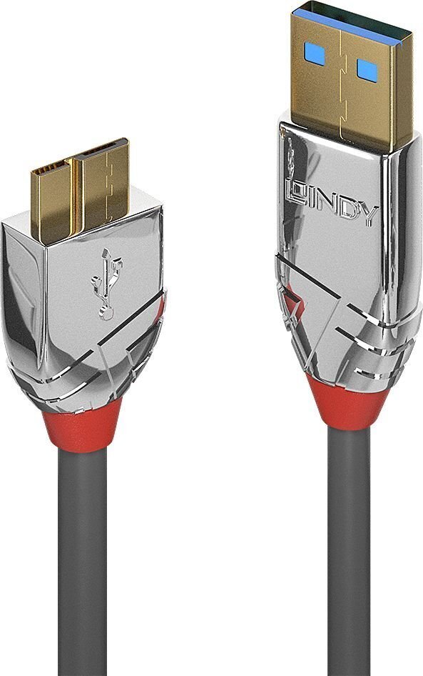 CABLE USB3.2 A TO MICRO-B 0.5M/CROMO 36656 LINDY цена и информация | Savienotājkabeļi | 220.lv