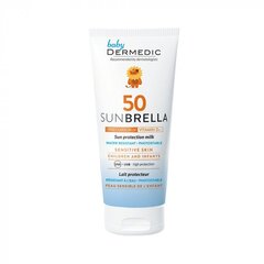 DERMEDIC sauļošanās līdzeklis bērniem SUNBRELLA BABY, SPF 50, no 6 mēnešiem, 50 ml цена и информация | Кремы от загара | 220.lv