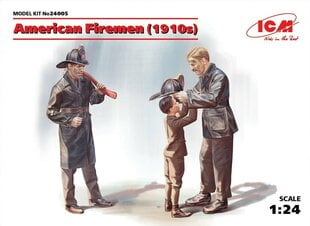 Сборная модель ICM 24005 American Firemen (1910s) (3 фигурки) 1/24 цена и информация | Склеиваемые модели | 220.lv