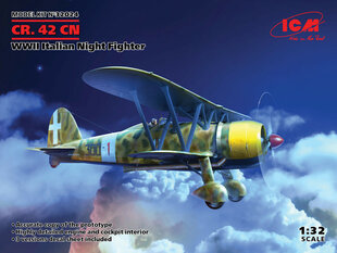 Līmējams modelis ICM 32024 CR. 42CN, WWII Italian Night Fighter 1/32 cena un informācija | Līmējamie modeļi | 220.lv