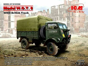 Saliekams modelis ICM 35590 Model W.O.T. 8, WWII British Truck 1/35 цена и информация | Склеиваемые модели | 220.lv