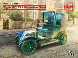 Saliekams modelis ICM 35658 Type AG 1910 London Taxi 1/35 cena un informācija | Līmējamie modeļi | 220.lv