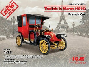 Saliekams modelis ICM 35659 Taxi de la Marne (1914), French Car 1/35 cena un informācija | Līmējamie modeļi | 220.lv