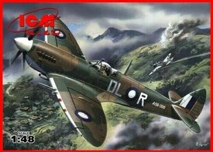 Saliekams modelis ICM 48067 Spitfire Mk.VIII, WWII British Fighter 1/48 cena un informācija | Līmējamie modeļi | 220.lv