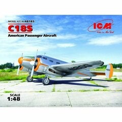 Saliekams modelis ICM 48185 C18S, American Passenger Aircraft 1/48 cena un informācija | Līmējamie modeļi | 220.lv