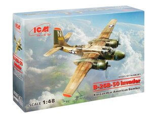 Saliekams modelis ICM 48281 B-26B-50 Invader, Korean War American Bomber 1/48 cena un informācija | Līmējamie modeļi | 220.lv