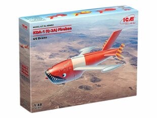 Сборная модель ICM 48402 KDA-1 (Q-2A) Firebee, US Drone (2 airplanes and pilons) 1/48 цена и информация | Склеиваемые модели | 220.lv
