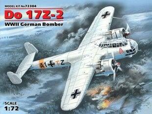 Saliekams modelis ICM 72304 Do 17Z-2, WWII German Bomber 1/72 cena un informācija | Līmējamie modeļi | 220.lv