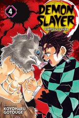 Komiksi Manga Demon slayer Vol 4 cena un informācija | Komiksi | 220.lv