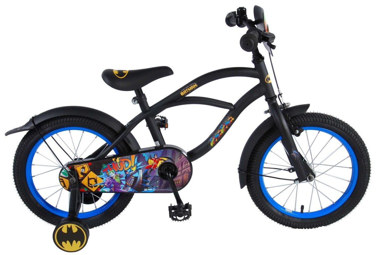 Velosipēds Batman 16" cena un informācija | Velosipēdi | 220.lv