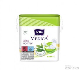 BELLA Medica Ultra normal higiēniskās paketes 10gab. цена и информация | Тампоны, гигиенические прокладки для критических дней, ежедневные прокладки | 220.lv