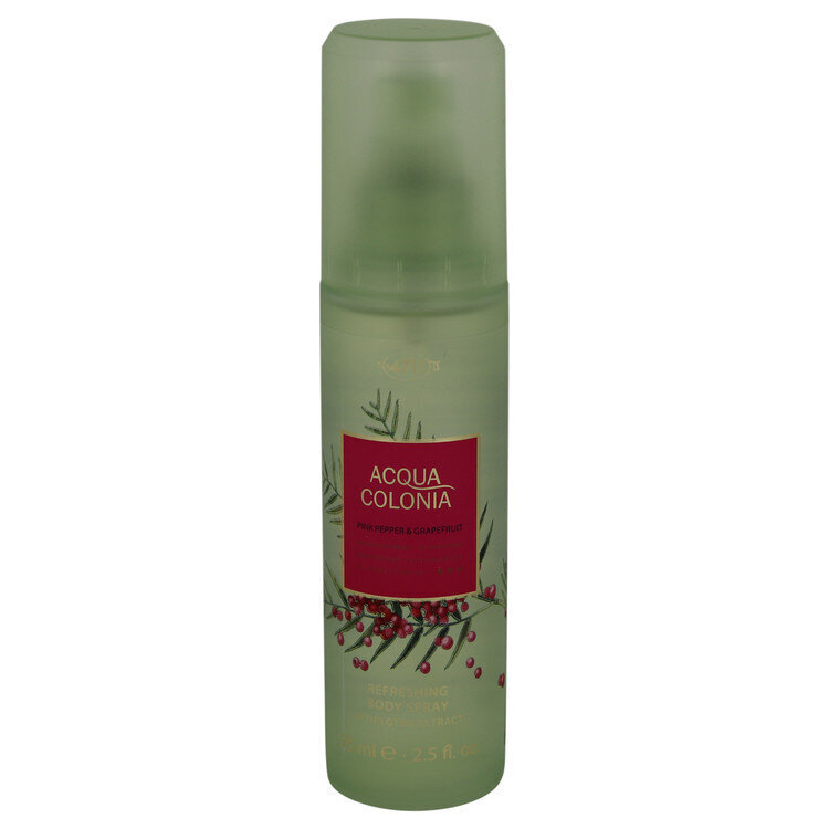 Atsvaidzinošs ķermeņa sprejs 4711 Acqua Colonia Pink Pepper & Grapefruit, 75 ml cena un informācija | Parfimēta sieviešu kosmētika | 220.lv