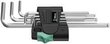 Seškanšu L-atslēgu komplekts, hromēts 950 PKL / 7 SM N 022181 Wera цена и информация | Rokas instrumenti | 220.lv