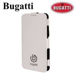 Bugatti Geneva BUGVFCG900WH Super Plāns vertikāli atverams maks Samsung G900 Galaxy S5 Balts (EU Blister) цена и информация | Чехлы для телефонов | 220.lv