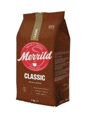 Merrild Classic kafijas pupiņas, 1 kg цена и информация | Кофе, какао | 220.lv