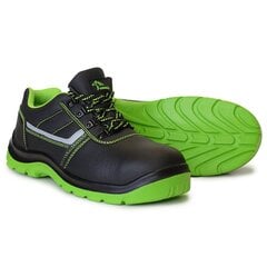 Кожаные рабочие ботинки на зеленой подошве S3 цена и информация | Рабочая обувь | 220.lv