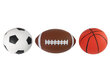 Mīksto 3in1 sporta futbola, basketbola, beisbola bumbiņu komplekts cena un informācija | Rotaļlietas zēniem | 220.lv