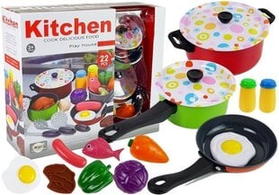 Набор кухонной утвари 22 предмета цена и информация | Игрушки для девочек | 220.lv