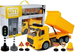 Самосвал и дорожные знаки цена и информация | Конструктор автомобилей игрушки для мальчиков | 220.lv