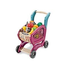 Bērnu iepirkumu ratiņi ar piederumiem 42 gab. cena un informācija | Rotaļlietas meitenēm | 220.lv