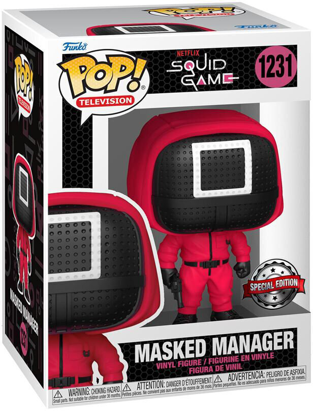 Figūriņa Funko POP! Squid Game Masked Manager Exclusive cena un informācija | Datorspēļu suvenīri | 220.lv