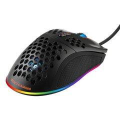 Spēļu pele, Deltaco DM210, 6400dpi, 7 pogu, RGB, melns цена и информация | Мыши | 220.lv