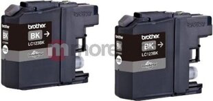 BROTHER LC-123BKBP2 Black (2-paka) cena un informācija | Tintes kārtridži | 220.lv