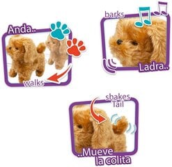 Interaktīva rotaļlieta vadāms suns Gogo Friends, brūns, 3+ cena un informācija | Rotaļlietas meitenēm | 220.lv