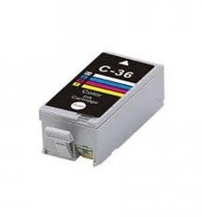 Аналог чернильного картриджа G&G Canon CLI-36C CLI-36 C Pixma IP100 Pixma mimi 260 320 цена и информация | Картриджи для струйных принтеров | 220.lv