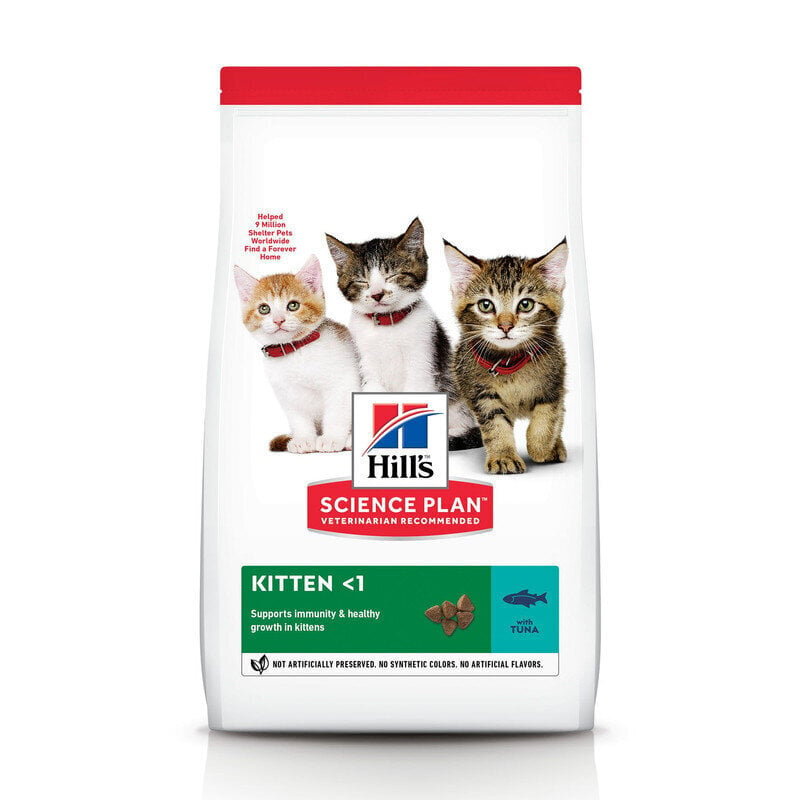 Hill's Science Plan Kitten barība kaķēniem ar tunci, 7kg cena un informācija | Sausā barība kaķiem | 220.lv