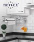 METLEX MX-4540 10 elementu virtuves pakaramo komplekts, sudrabs cena un informācija | Virtuves piederumi | 220.lv