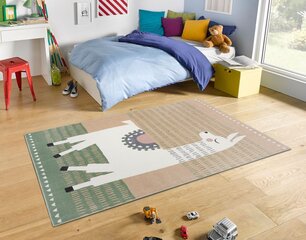 Hanse Home bērnu paklājs Alpaca Dolly, brūni zaļš, 160x230 cm cena un informācija | Paklāji | 220.lv