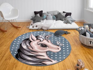 Детский ковер Hanse Home Cute Unicorn, синий, 133 см цена и информация | Ковры | 220.lv