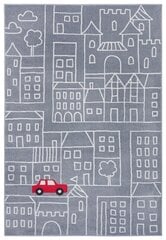 Детский ковер Hanse Home Skyscraper, серый, 80x150 см цена и информация | Ковры | 220.lv
