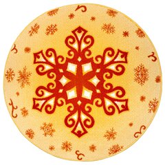 Hanse Home bērnu paklājs Christmas Snowflake, dzeltens, 80 cm cena un informācija | Paklāji | 220.lv