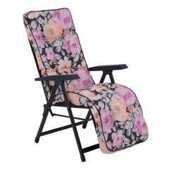 Садовое кресло-шезлонг PATIO Lena Plus, черное/различные цвета цена и информация | скамейка со столиком | 220.lv