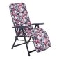 Āra krēsls-zvilnis PATIO Lena Plus, melns/dažādu krāsu cena un informācija | Dārza krēsli | 220.lv