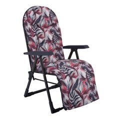 Āra krēsls-zvilnis PATIO Galaxy Plus, melns/dažādu krāsu цена и информация | Садовые стулья, кресла, пуфы | 220.lv