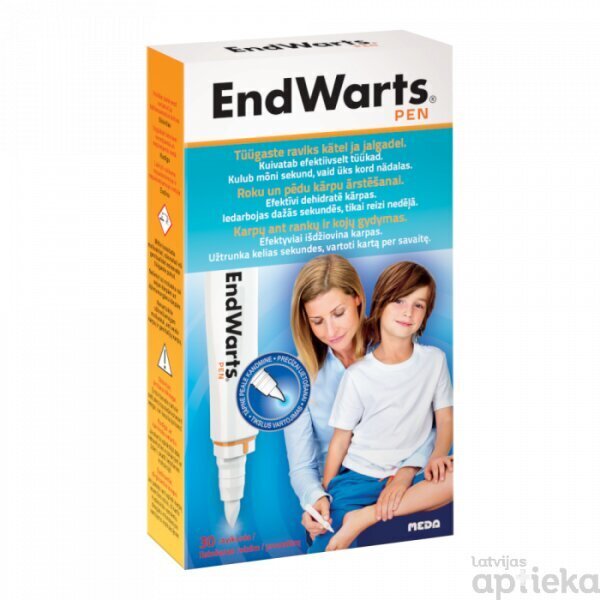 EndWarts Pen - šķīdums roku/pēdu kārpu ārstēš. 3ml cena un informācija | Balzāmi, ziedes | 220.lv