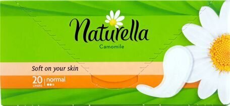 NATURELLA Liners normal N20 (siev.hig.pak.) cena un informācija | Tamponi, higiēniskās paketes, ieliktnīši | 220.lv