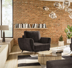Кресло NORE Megis, темно-коричневое цена и информация | Кресла в гостиную | 220.lv