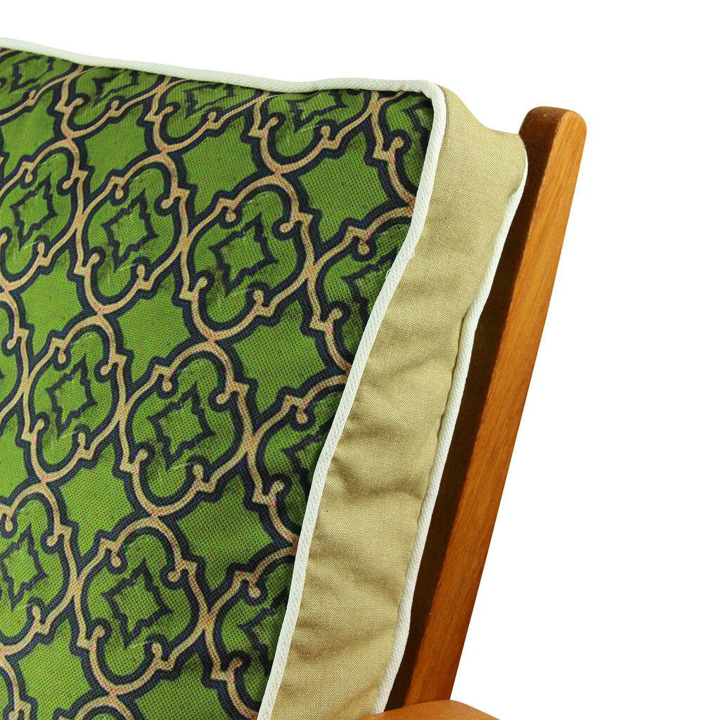 Spilvens krēslam Floriane Garden YM1033, zaļš cena un informācija | Krēslu paliktņi | 220.lv