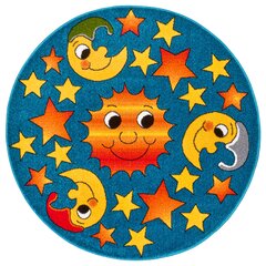Hanse Home bērnu paklājs Good Night, zils, 133 cm cena un informācija | Paklāji | 220.lv