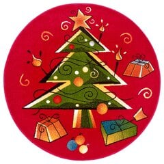 Hanse Home bērnu paklājs Christmas Tree, sarkans, 133 cm cena un informācija | Paklāji | 220.lv
