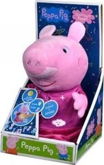 Peppa Pig plīša sivēns ar šūpuļdziesmu un gaismas efektiem cena un informācija | Mīkstās (plīša) rotaļlietas | 220.lv